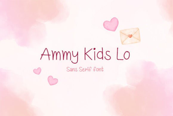Ammy Kids Lo: A Font for Digital Creativity