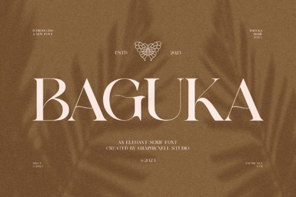 Baguka: A Serif Font for Editorial Elegance