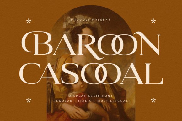 Baroon Casooal: A Serif Font That Elevates Digital Branding
