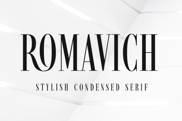 Boost Your Brand with Romavich: A Serif Font for Real-World Business Use