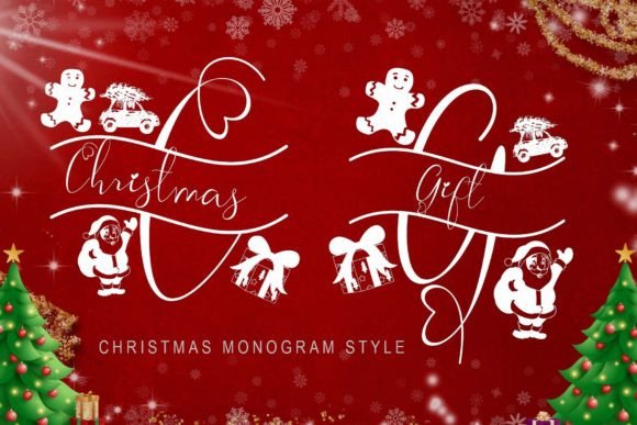 Christmas Gift Monogram: A Font That Elevates Branding