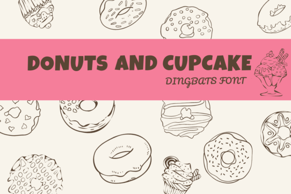 Donuts and Cupcake: A Fun Font for Branding That Works