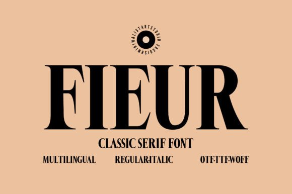 Fieur: A Serif Font for Campaigns That Speak with Elegance