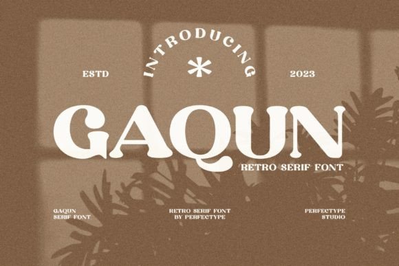 Gaqun: A Serif Font That Bridges Elegance and Modernity