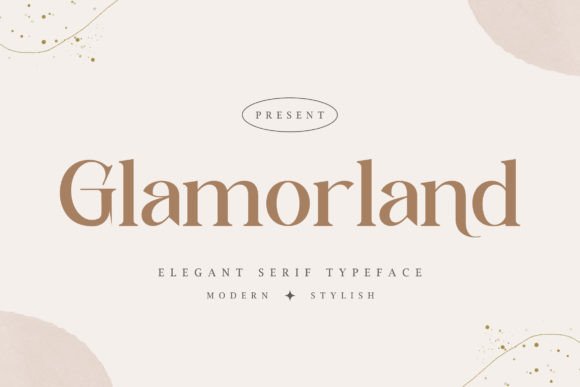 Glamorland: A Serif Font That Elevates Branding