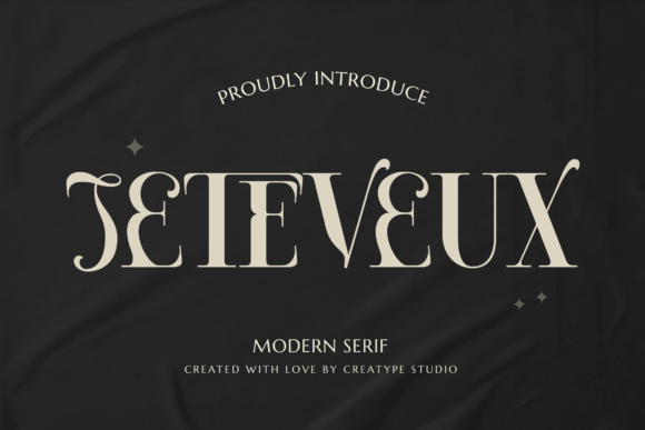 Jeteveux: A Serif Font for Editorial Elegance