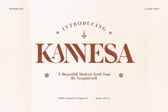 Kannesa: The Serif Font That Elevates Your Brand