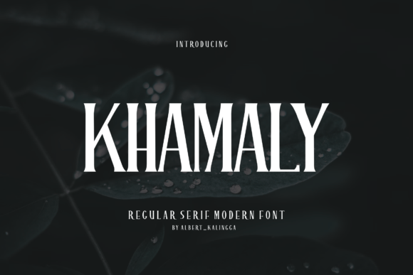 Khamaly: A Serif Font That Elevates Digital Branding