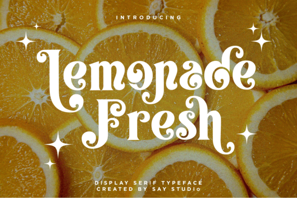 Lemonade Fresh: A Serif Font That Adds Character to Digital Design