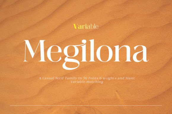 Megilona: The Serif Font That Elevates Your Digital Brand