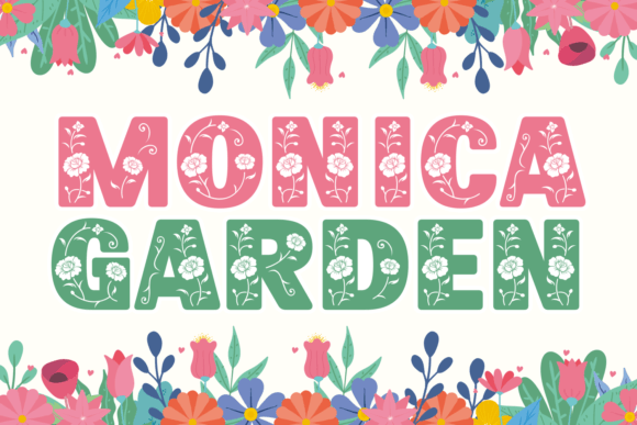 Monica Garden: A Decorative Font for Campaign Creativity