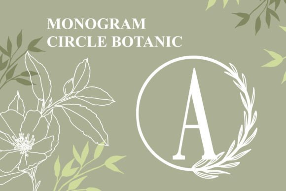 Monogram Circle Botanic: A Designer’s Love Letter to Typography