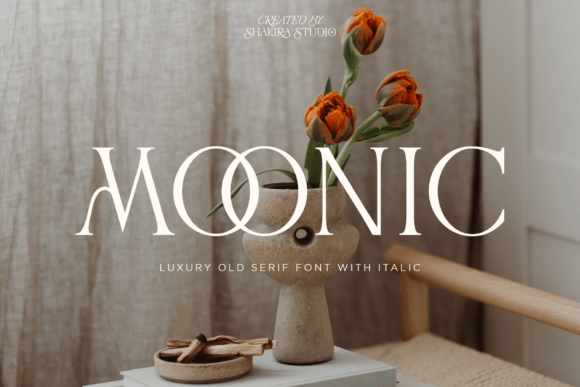 Moonic: A Serif Font That Adds Elegance to Branding Projects