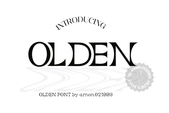 Olden: The Serif Font That Elevates Your Brand’s Visual Story