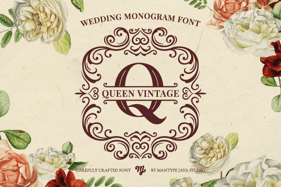 Queen Vintage Monogram: A Font That Elevates Brand Identity