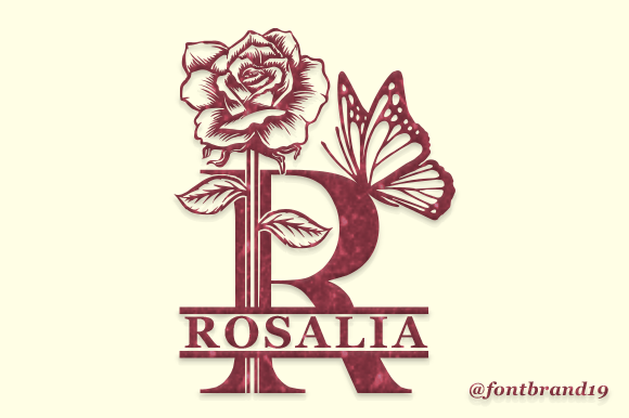 Rosalia Monogram: A Font for Elegant Campaigns