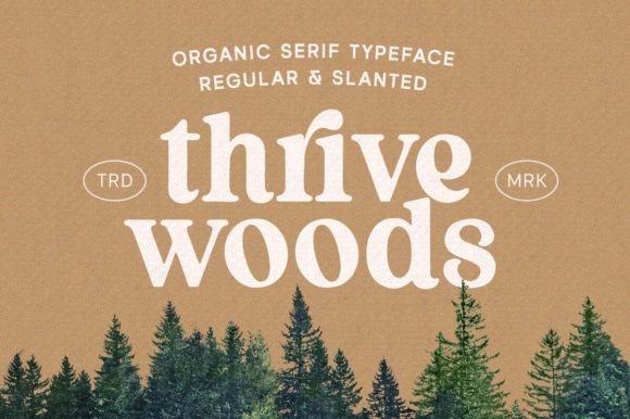 Thrive Wood: A Serif Font That Elevates Web Design