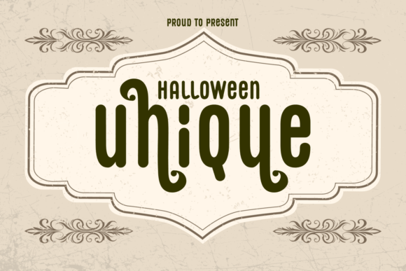 Unique Halloween: A Serif Font That Elevates Brand Identity