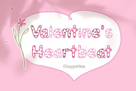 Valentine s Heartbeat Font