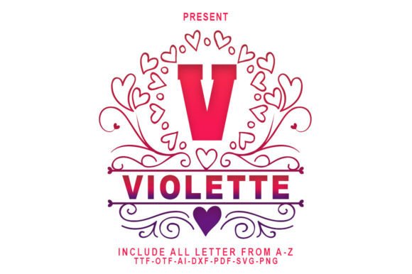 Violette Lovely Monogram: A Designer’s Font for Campaigns